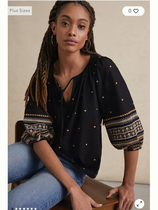 Pilcro Tops - Anthropologie Pilcro Calanthe Top Size XL